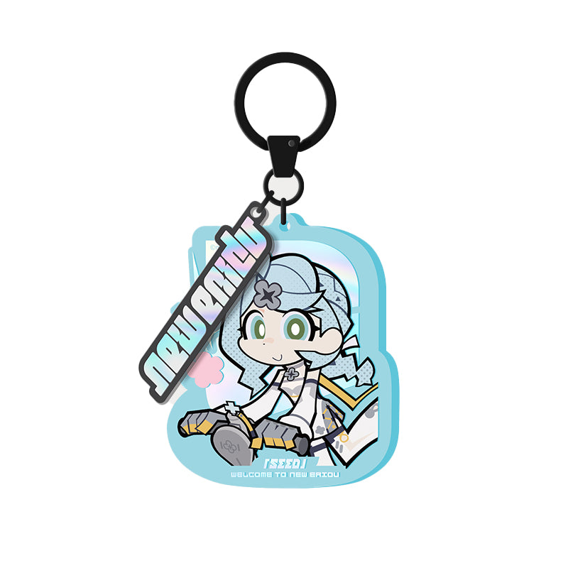 Pre-order Zenless Zone Zero Q Version Acrylic Pendant Obol Squad
