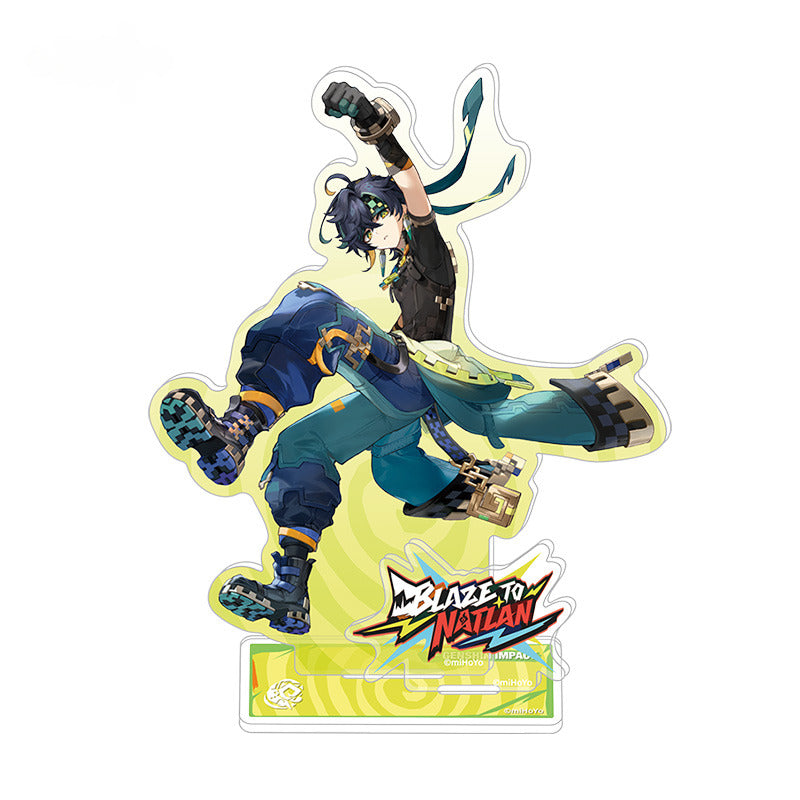 Genshin Impact Badge Standee File Folder Mouse Pad Ornament Blaze to Natlan Series