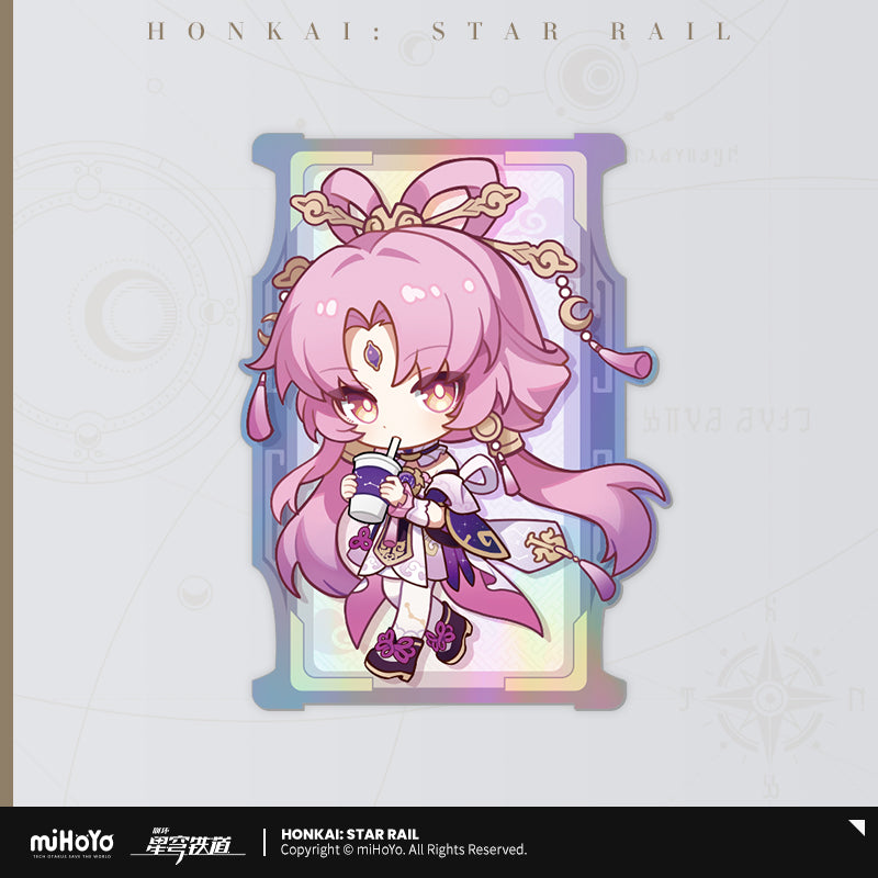 Honkai: Star Rail Chibi Laser Collectible CardTrain Travel Series