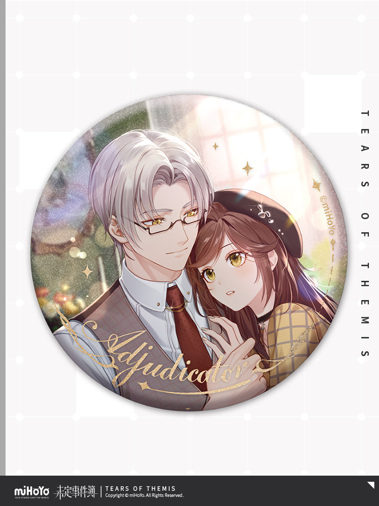 Tears of Themis Tender Whispers Series Tinplate Badge  (Round 2)
