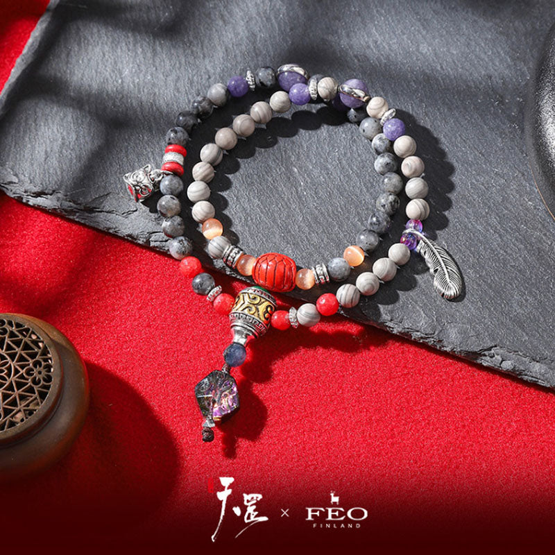 The Degenerate-Drawing Jianghu Bracelets Feo Co-Branding Bracelet Bangle