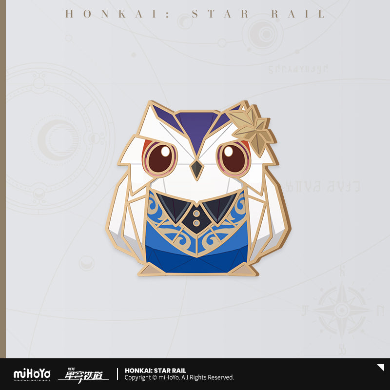 Honkai: Star Rail Metal Badge Owlbert's Reception Room Series