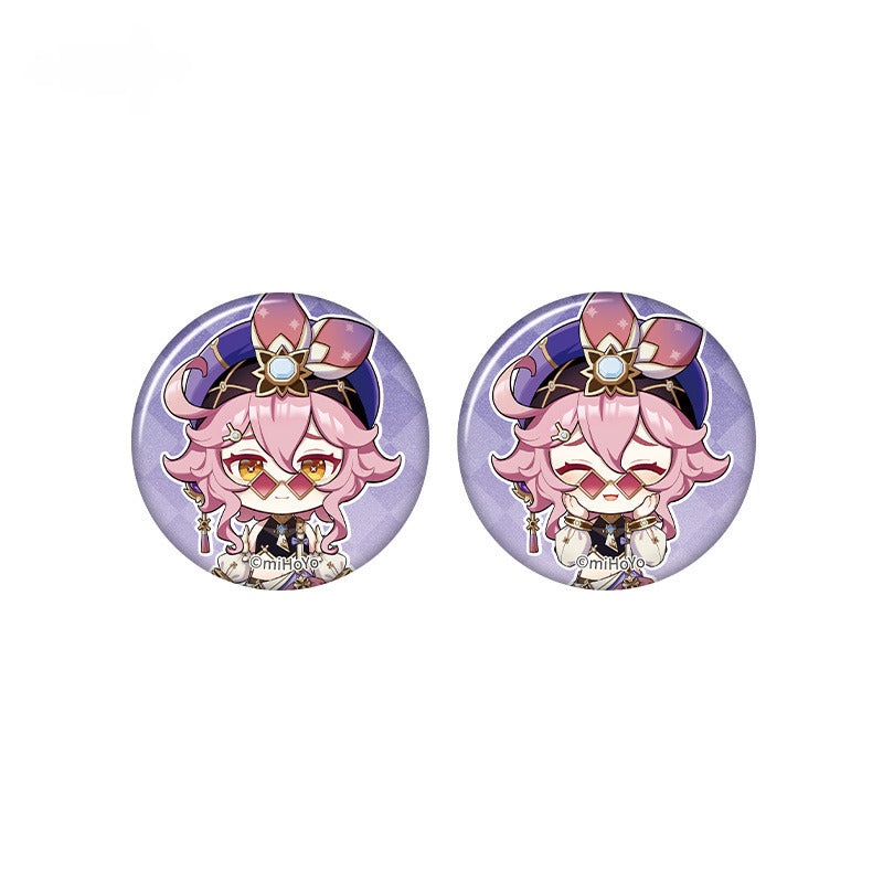 Genshin Impact Mini Badge Set Taking Pictures Recounting Good Times Series
