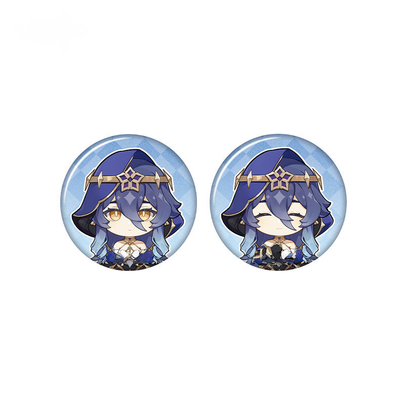 Genshin Impact Mini Badge Set Taking Pictures Recounting Good Times Series