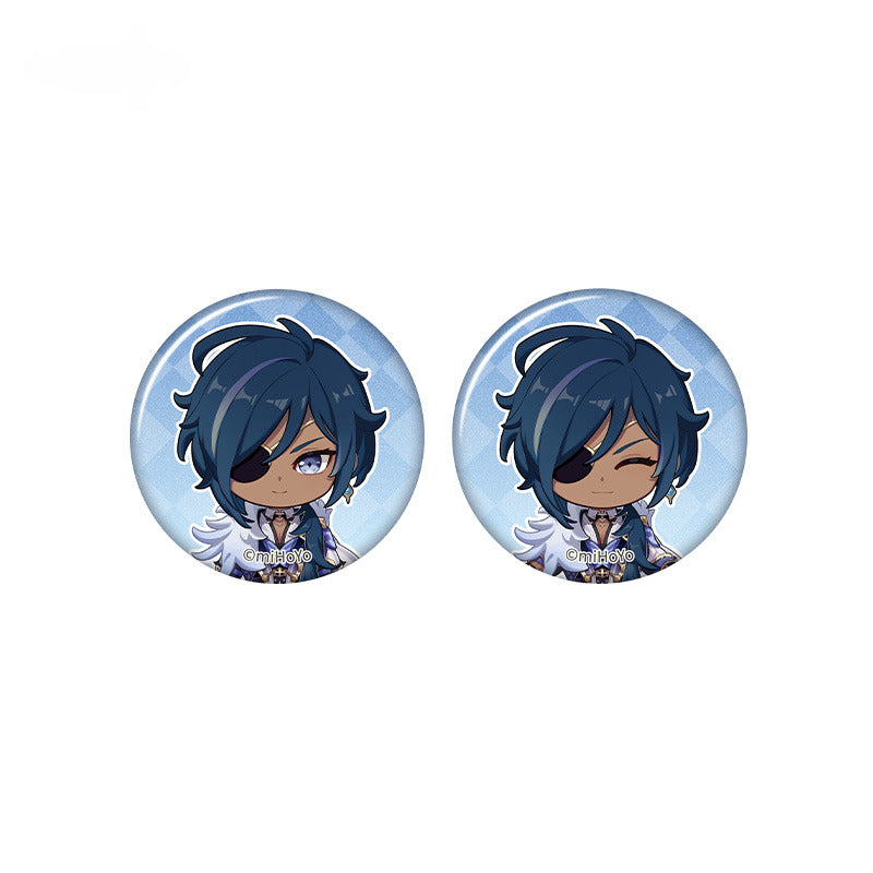 Genshin Impact Mini Badge Set Taking Pictures Recounting Good Times Series