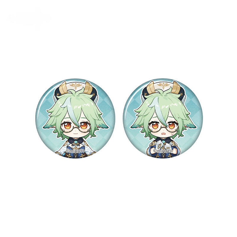 Genshin Impact Mini Badge Set Taking Pictures Recounting Good Times Series
