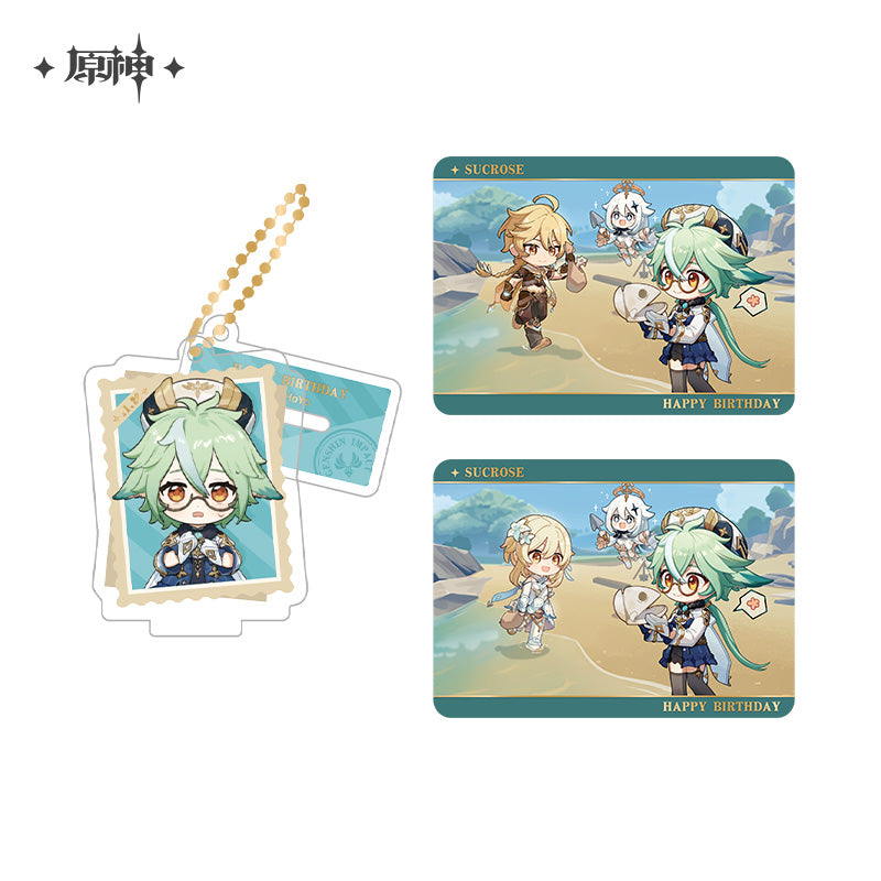 Genshin Impact Character Standee Collection Card Set Taking Pictures Recounting Good Times Series