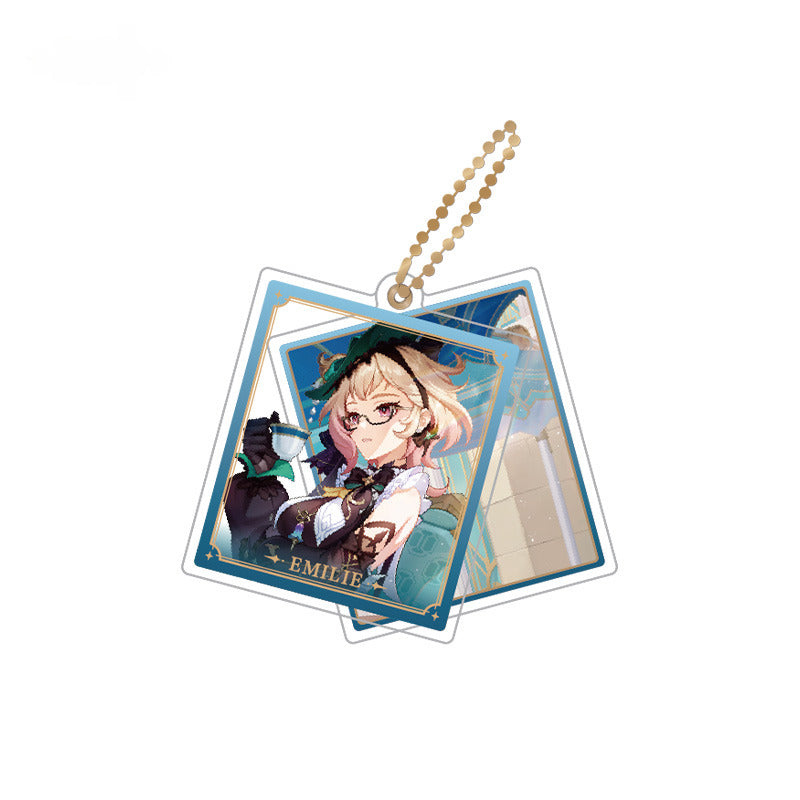 Genshin Impact Double Panel Acrylic Pendant