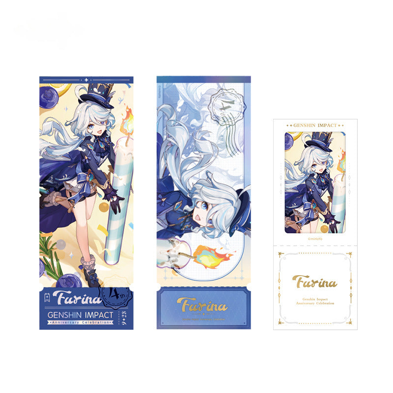 Genshin Impact Commemorative Ticket Set Anniversary Celebration Series