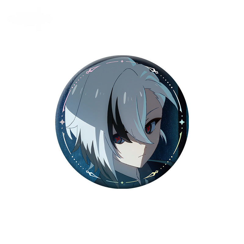 Genshin Impact Badge Imitation Film Bookmark Set Ember Song Series