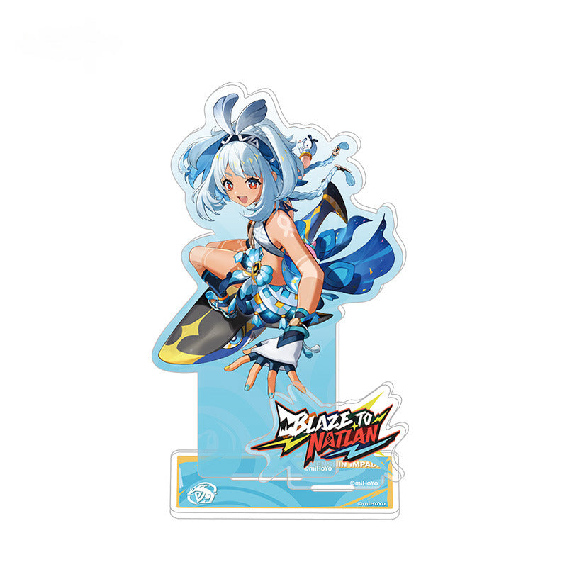 Genshin Impact Badge Standee File Folder Mouse Pad Ornament Blaze to Natlan Series