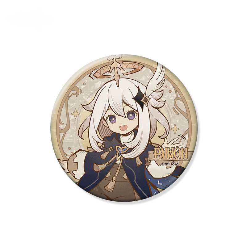 Genshin Impact Badge Standee Fridge Magnet Hunt the Shadow Series