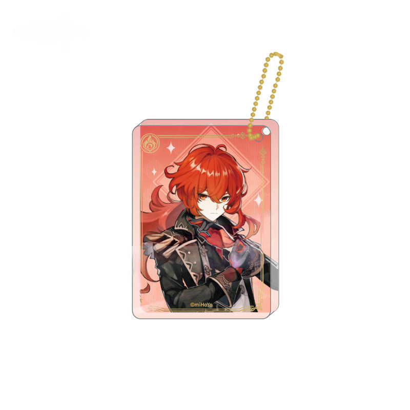 Genshin Impact Character Thick Acrylic Pendant