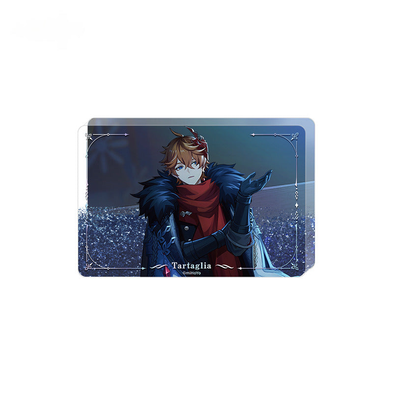 Genshin Impact Badge Quicksand Acrylic Painting A Winter Night's Lazzo