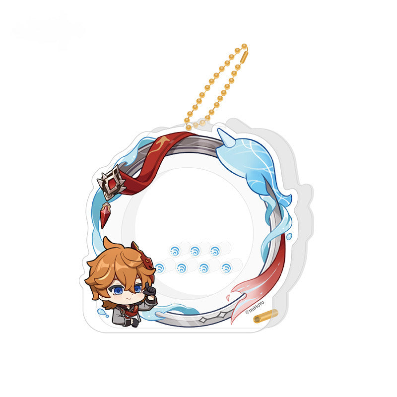 Genshin Impact Badge Acrylic Storage Cover