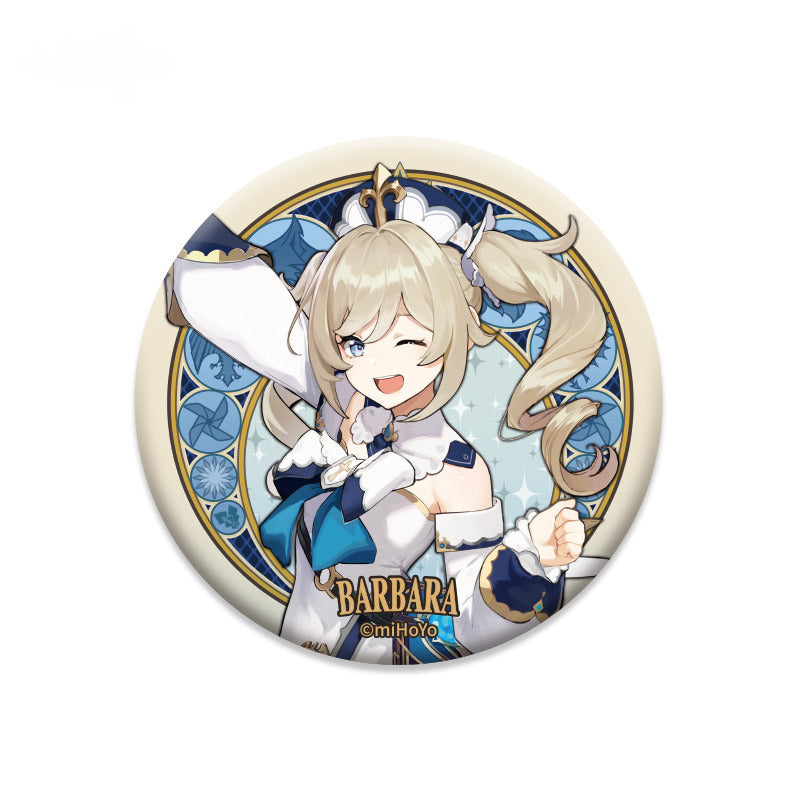 Genshin Impact Badge Mondstadt Theme