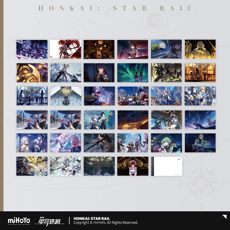 Honkai: Star Rail Postcard Set The Memories of Walking with You Series