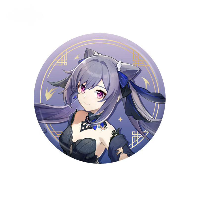 Genshin Impact Badge Standee Teyvat Style Series