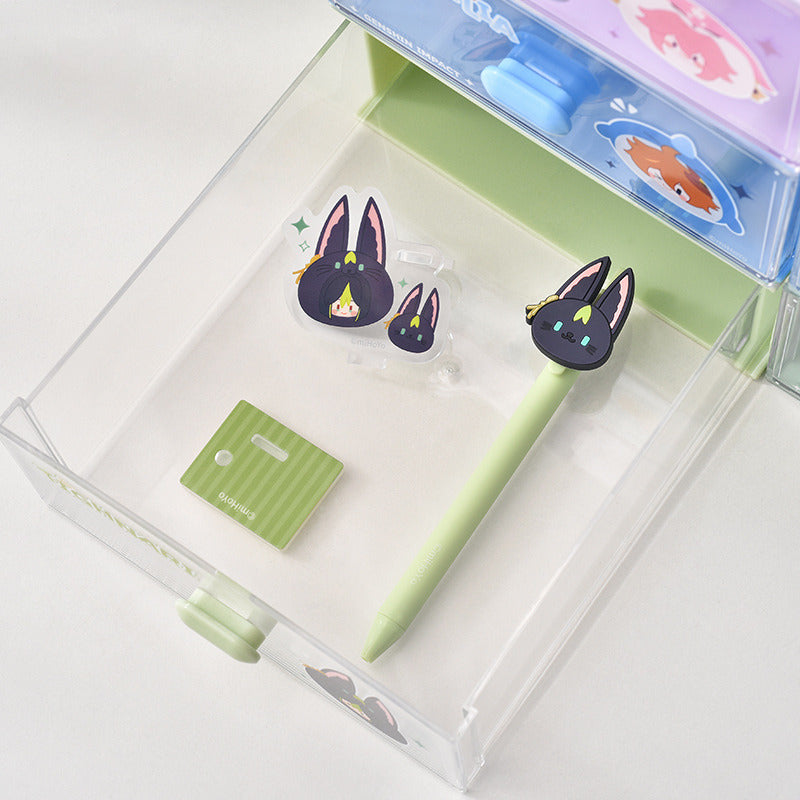 Genshin Impact Desktop Storage Box Teyvat Zoo Theme Series