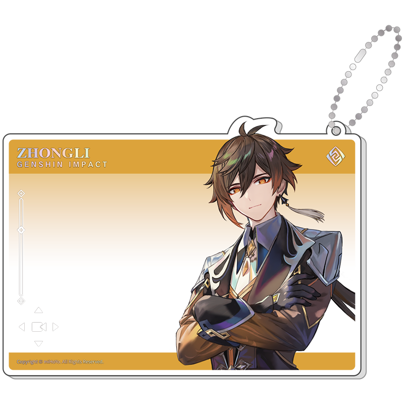 Genshin Impact Character Acrylic Group Photo Card Anniversary Celebration Series