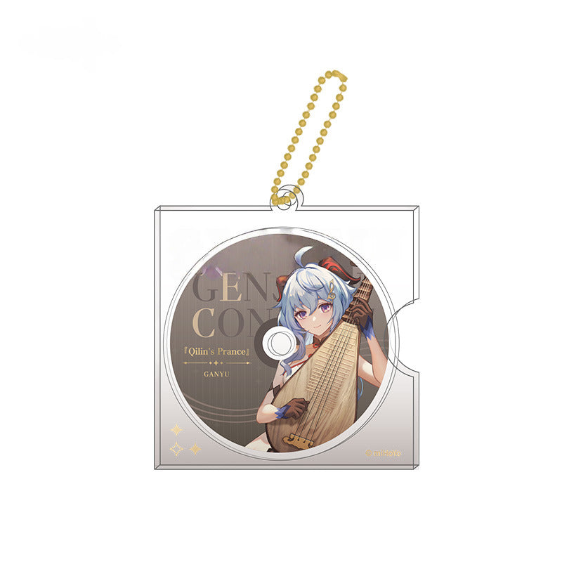 Genshin Impact Character CD Style Pendant Concert Theme