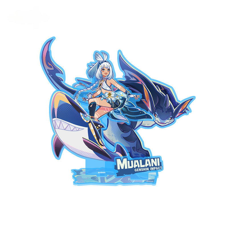 Genshin Impact Badge Standee Laser Ticket Traces of Artistry Series
