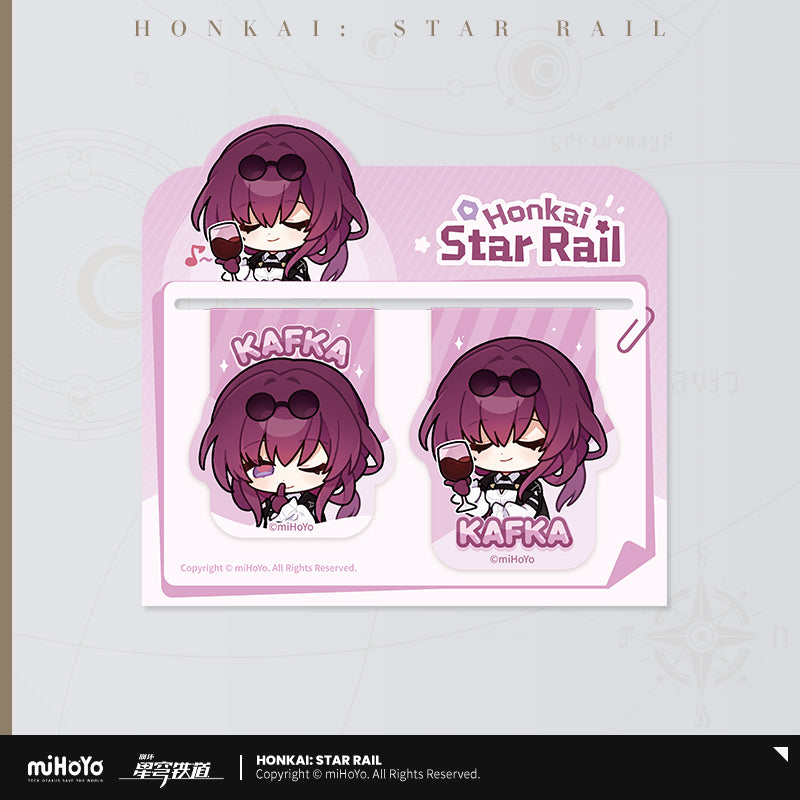 Honkai: Star Rail Soft Magnetic Bookmark Set Pom - Pom Exhibition Hall Series