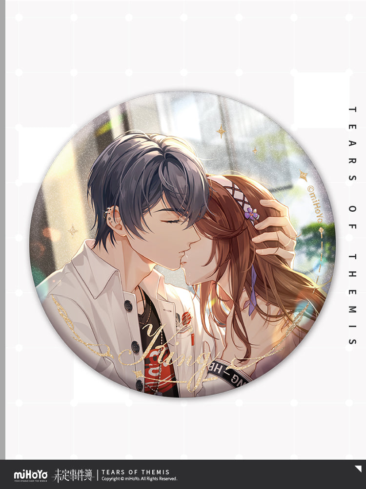 Tears of Themis Tender Whispers Series Tinplate Badge  (Round 2)