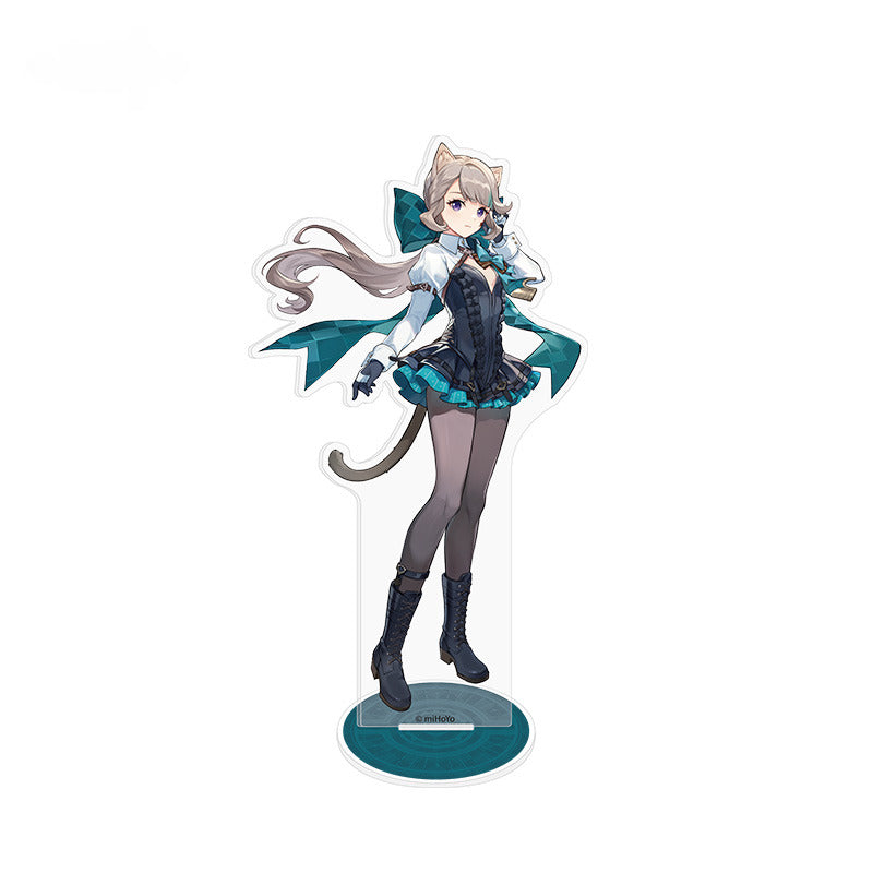 Genshin Impact Badge Standee File Folder 2023 Game Art Exhibition Series