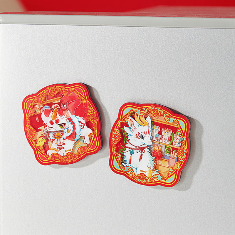 神奇動物2026新年亞克力冰箱貼盲盒