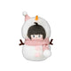 CPOP4U | Link Click Snowman Plush Pendant  Fluffy Winter CPOP4U