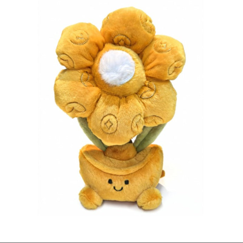 Blooming Fortune Plush Potted Plant