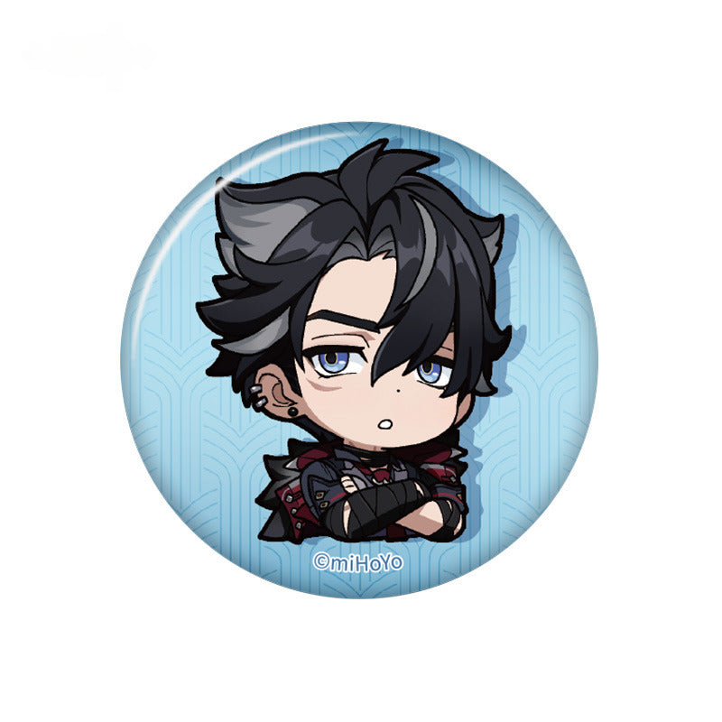 Genshin Impact Badge Q Version Emoticon Series