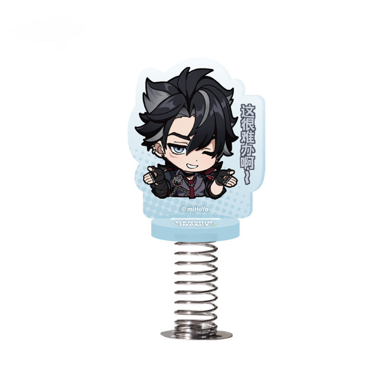 Genshin Impact Acrylic Bobblehead Standee Q Version Emoticon Series