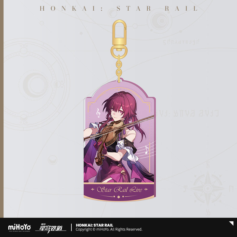 Honkai: Star Rail Acrylic Pendant Star Rail LIVE Series