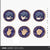 Tears of Themis Daily Series Q Version Commemorative Game Coins Set (3pcs)