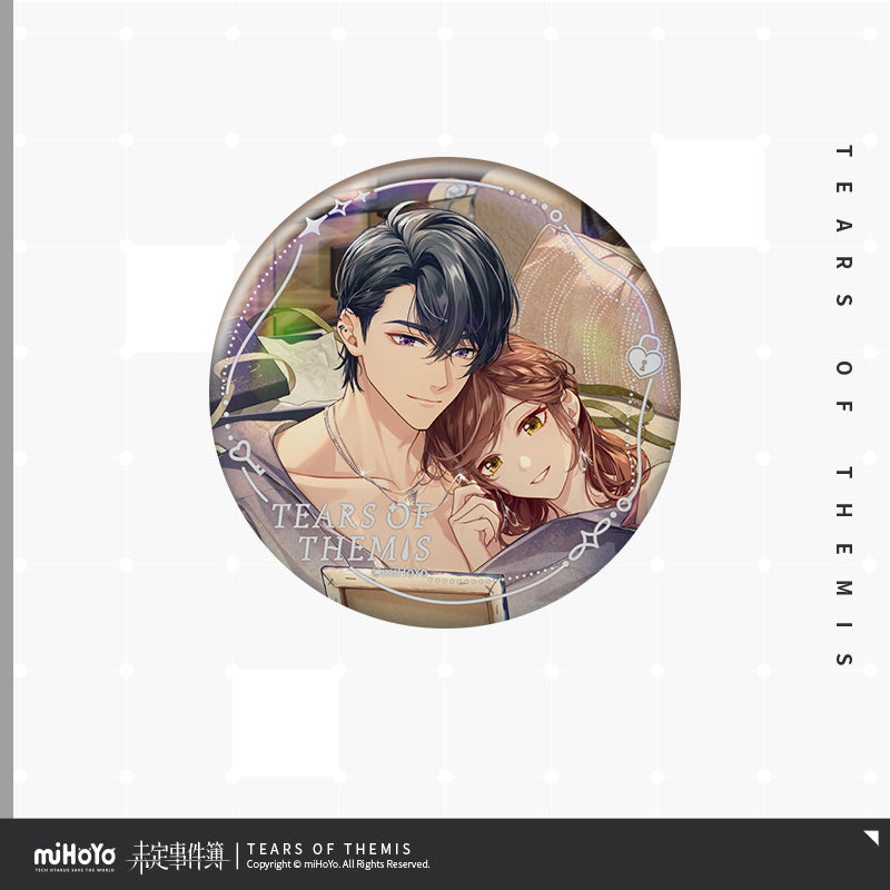 Tears of Themis Where The Heart Series Double-Person Tinplate Badge