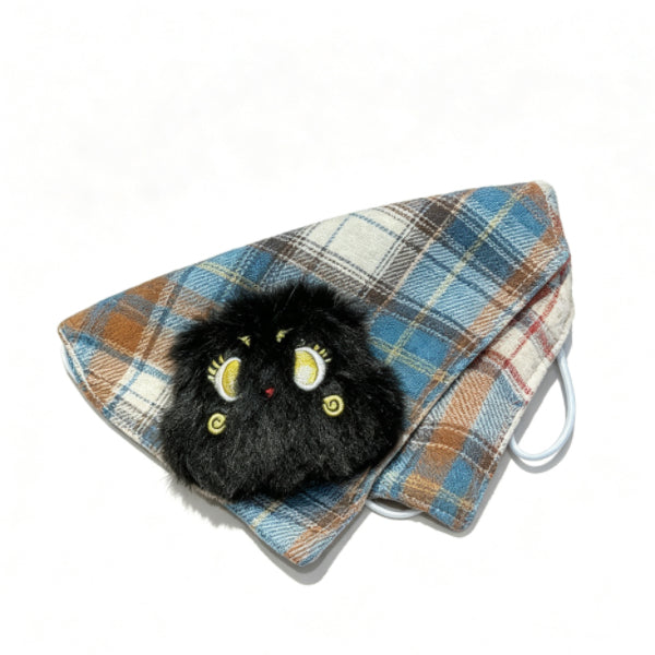 Little Coal Ball Cat Fridge Magnet Brooch Phone Strap Pet Bib