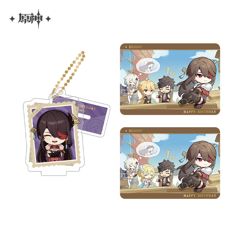 Genshin Impact Character Standee Collection Card Set Taking Pictures Recounting Good Times Series