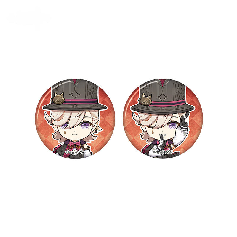 Genshin Impact Mini Badge Set Taking Pictures Recounting Good Times Series