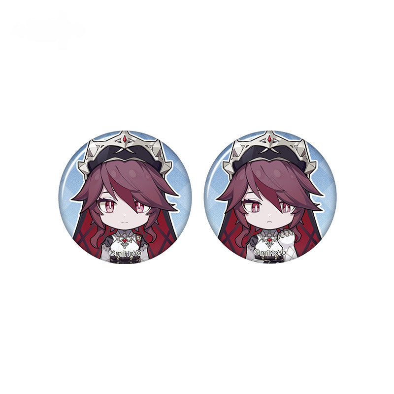 Genshin Impact Mini Badge Set Taking Pictures Recounting Good Times Series