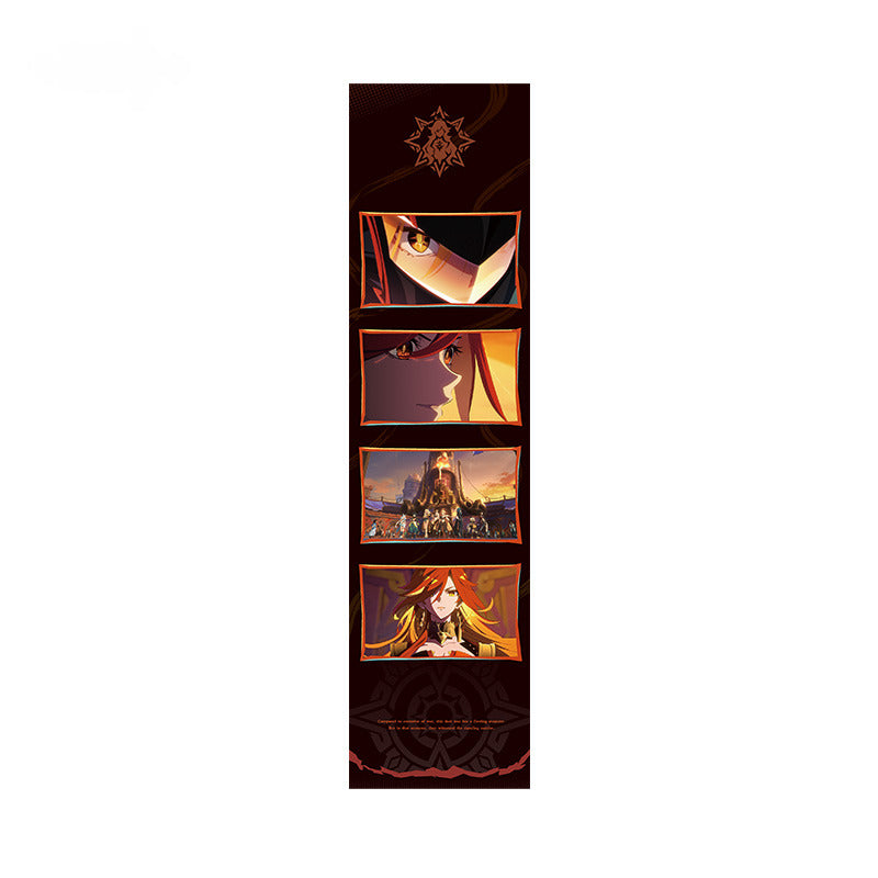 Genshin Impact Badge Pendant Accordion Page Imitation Film SetDusk Series