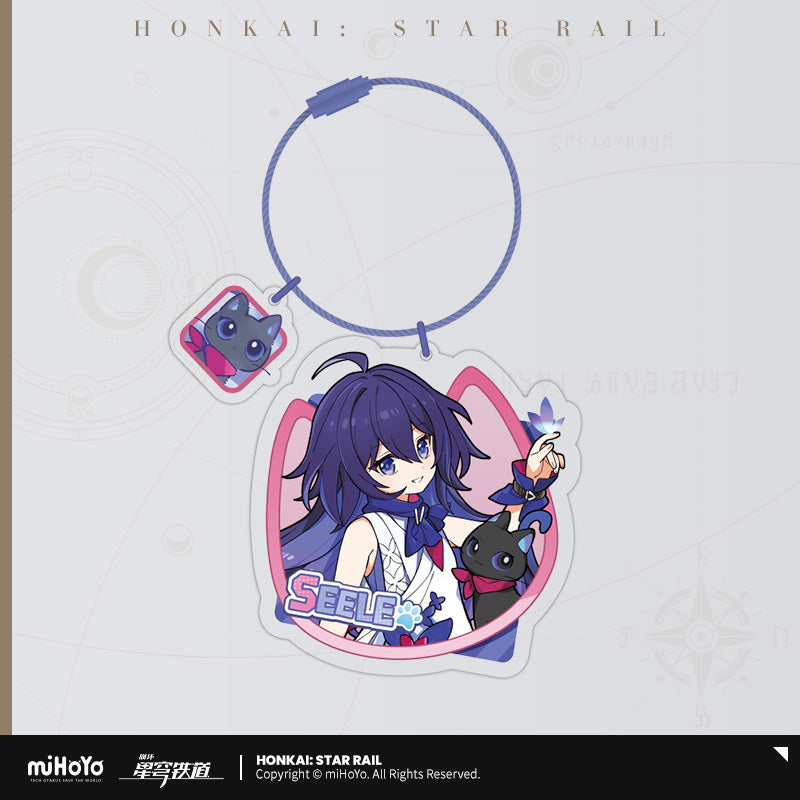 Honkai: Star Rail Acrylic Pendant Little Kitten Series