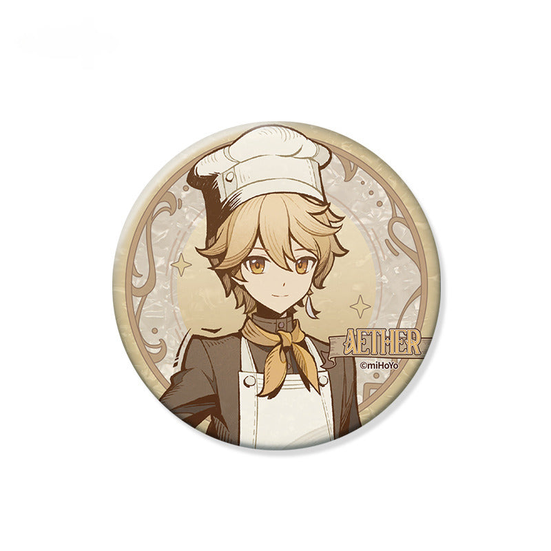 Genshin Impact Badge Standee Fridge Magnet Hunt the Shadow Series