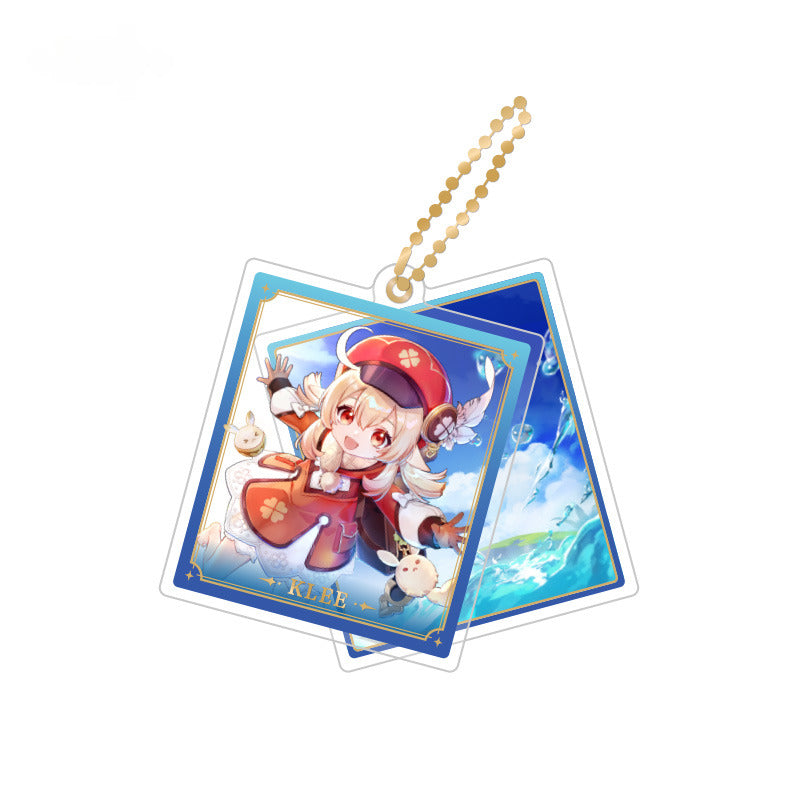 Genshin Impact Double Panel Acrylic Pendant