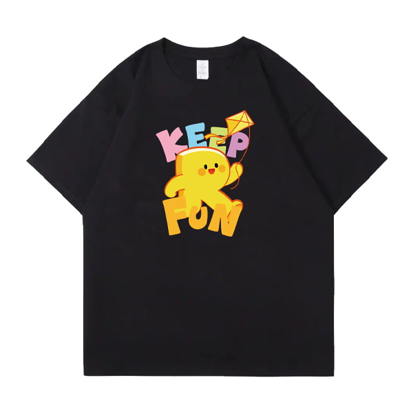 ZJSTV Keep Running S14 “R” Logo T-Shirt - Black