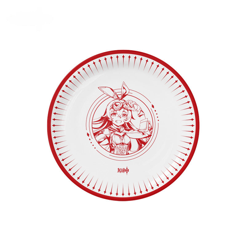 Genshin Impact Badge Canvas Bag Mouse Pad Plate Winds of Departure Theme