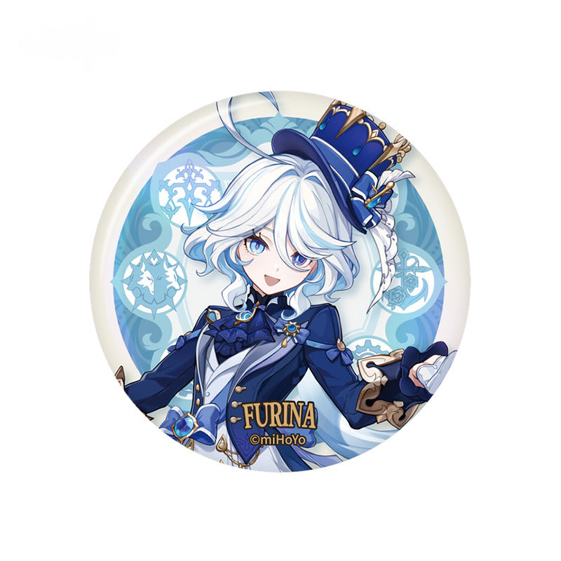 Genshin Impact Badge Fontaine Court Theme