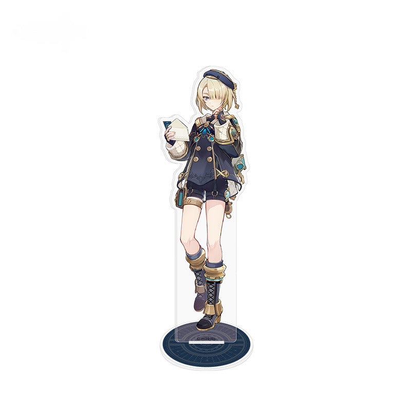 Genshin Impact Badge Standee File Folder 2023 Game Art Exhibition Series