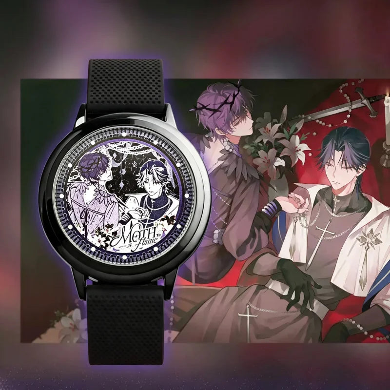 Link Click Dream Out! Concert Moth to a flame Theme LED Watch